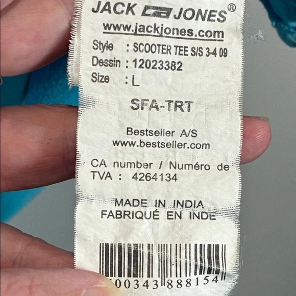 Y2K Graphic Cartoon Surf Tee Jack & Jones Beach Skate Graphic L - Picture 9 of 10